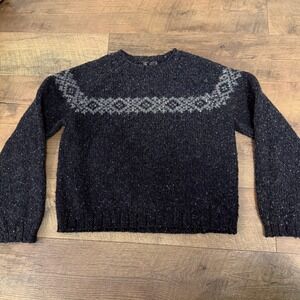 Abercrombie Fitch Women's Fair Isle Knit Sweater Size‎ L